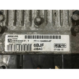 ECU MOTOR SIEMENS SID 206 5WS40481F-T FORD 7T11-12A650-AF