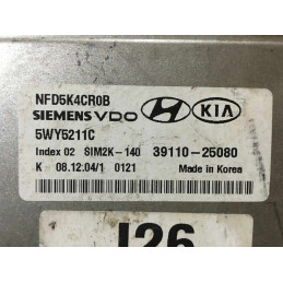 ECU MOTOR SIEMENS SIM2K-140 5WY5211C HYUNDAI 39110-25080