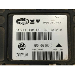 ECU MOTOR MAGNETI MARELLI IAW 1AV.V6 61600.398.02 VAG 6K0906030D