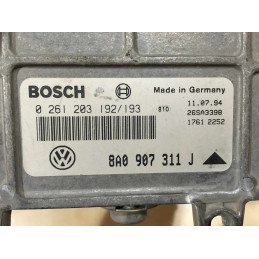 ECU BOSCH MA1.2.3 0261203192/193 SEAT IBIZA II (6K) 1.6i 55KW 75HP 8A0907311J