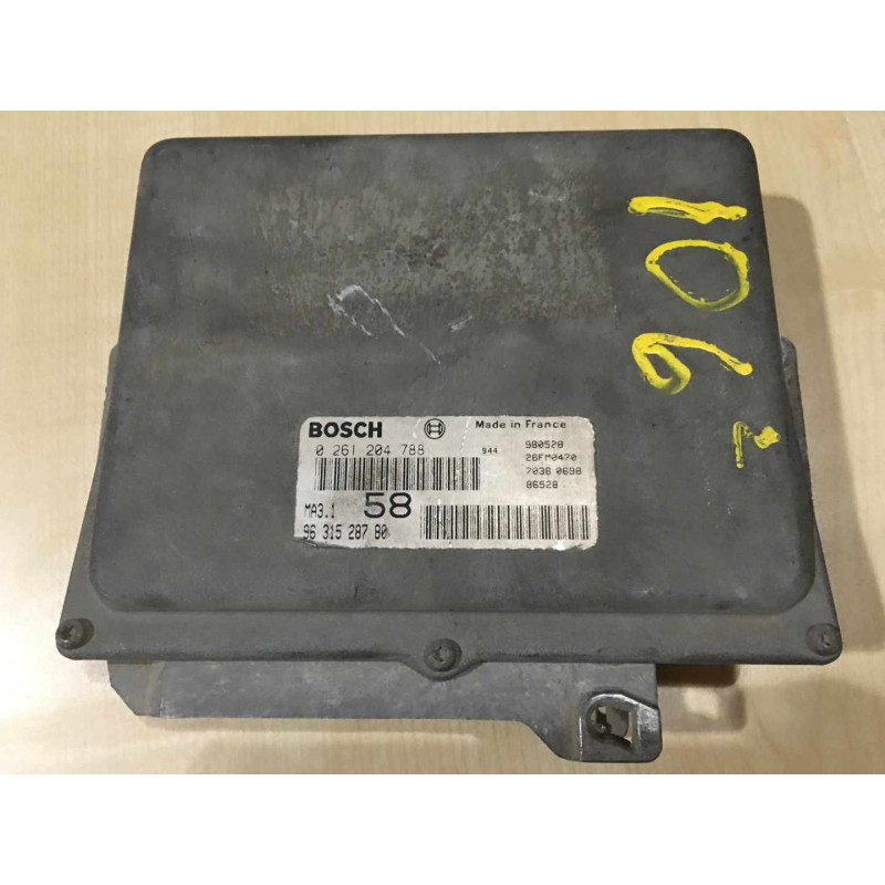 ECU MOTOR BOSCH MA3.1 0261204788 PSA 9631528780