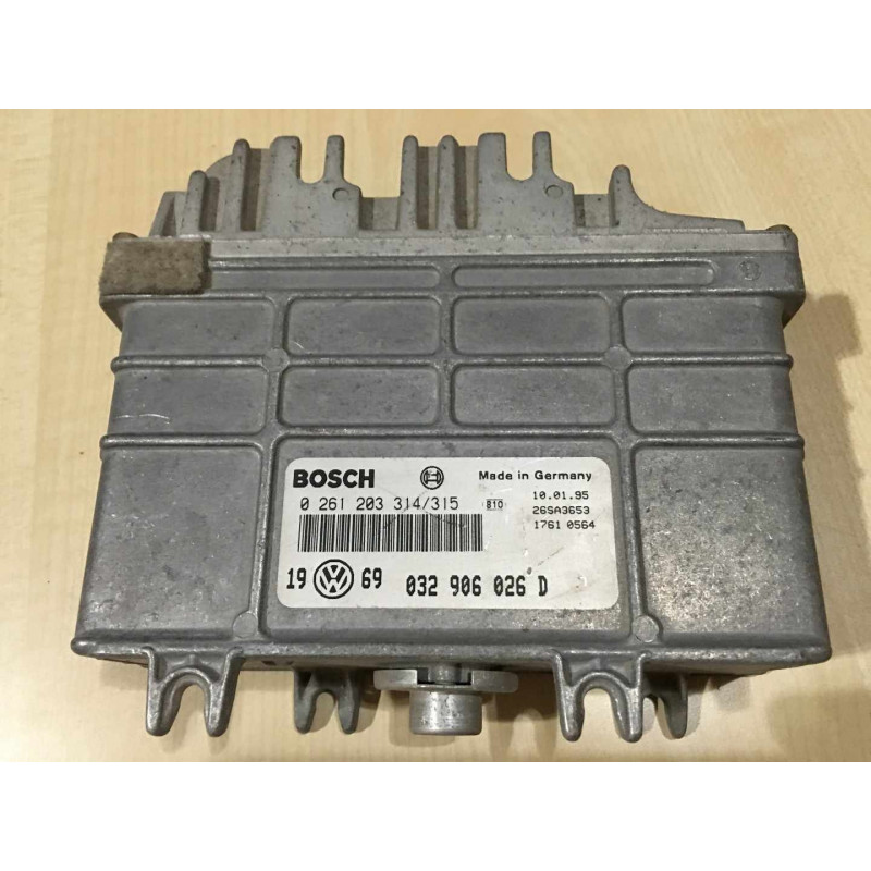 ECU MOTOR BOSCH MA1.3 0261203314/315 VAG 032906026D