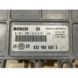 ECU MOTOR BOSCH MA1.3 0261203314/315 VAG 032906026D