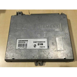 ENGINE ECU SIEMENS FENIX 3 S101707101B RENAULT 19 1.7i 54KW 73CV 7700271113 HOM7700850440 / WITH DISABLED IMMOBILIZER (IMMO OFF)