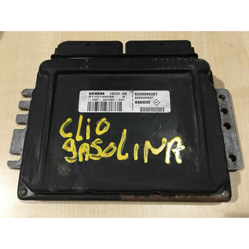 ECU MOTOR SIEMENS SIRIUS 32N S110130058A RENAULT 8200069287