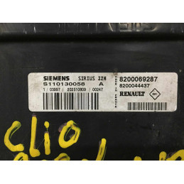 ECU MOTOR SIEMENS SIRIUS 32N S110130058A RENAULT 8200069287