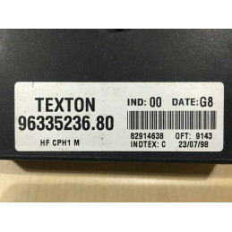 ECU CIERRE TEXTON HFCPH1M PSA 9633523680