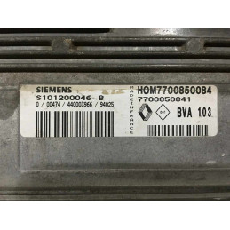 ECU MOTOR SIEMENS S101200046B RENAULT 7700850084