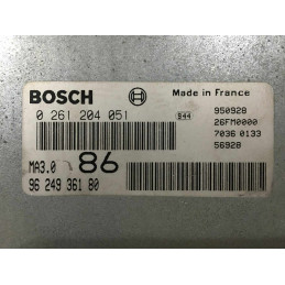 ECU MOTOR BOSCH MA3.0 0261204051 PSA 9624936180