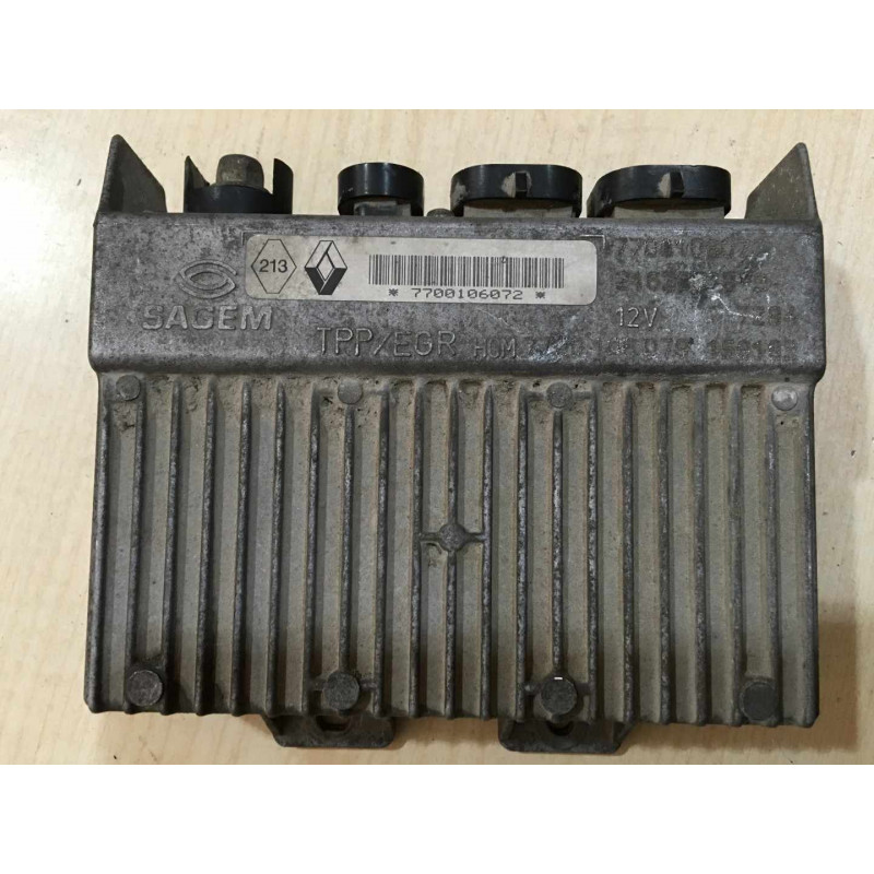 ENGINE ECU SAGEM 21626075-8 RENAULT LAGUNA I (B569) 2.2 DT 83KW 113HP 7700106072 HOM7700106079