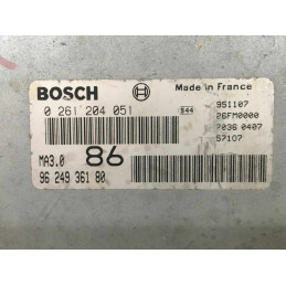 ECU MOTOR BOSCH MA3.0 0261204051 PSA 9624936180