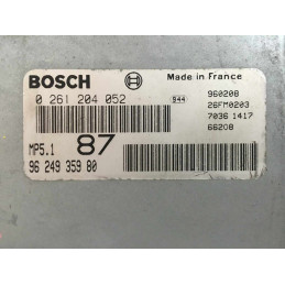 ECU MOTOR BOSCH MP5.1-R 0261204052 PSA 9624935980