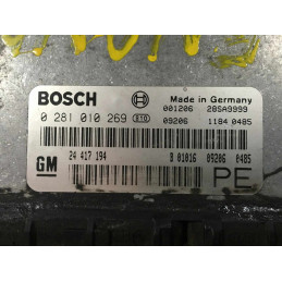 ECU MOTOR BOSCH EDC15M1-7.8 0281010269 OPEL 24417194 PE