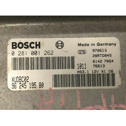 ECU MOTOR BOSCH AS3.1 0281001262 PSA 9624519580