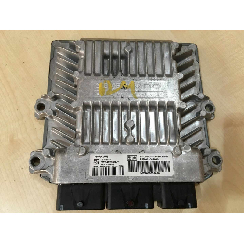 ECU MOTOR SIEMENS SID 803A 5WS40264H-T PSA 9655534080