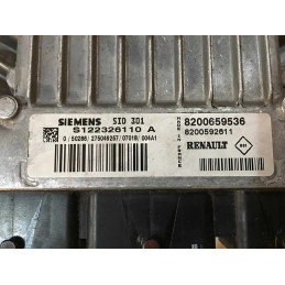 ECU MOTOR SIEMENS VDO SID 301 S122326110A RENAULT 8200659536