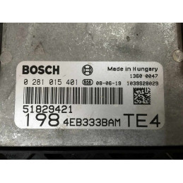 ECU MOTOR BOSCH EDC16C39 0281015401 FIAT 51829421